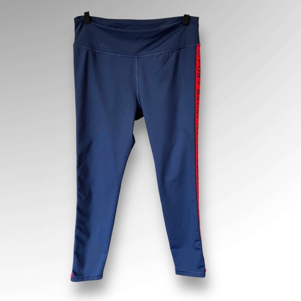 Tory Sport Navy Blue Leggings.
